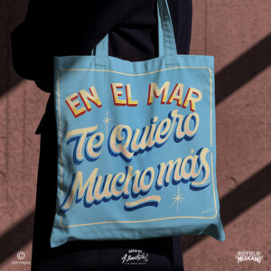 TOTE MAR / TOTE BAG I LOVE YOU MUCH MORE AT SEA